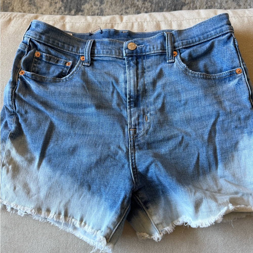 GAP Blue Denim High Rise Shorts